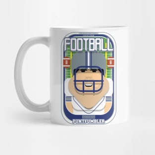 American Football White Silver Blue - Enzone Puntfumbler - Victor version Mug